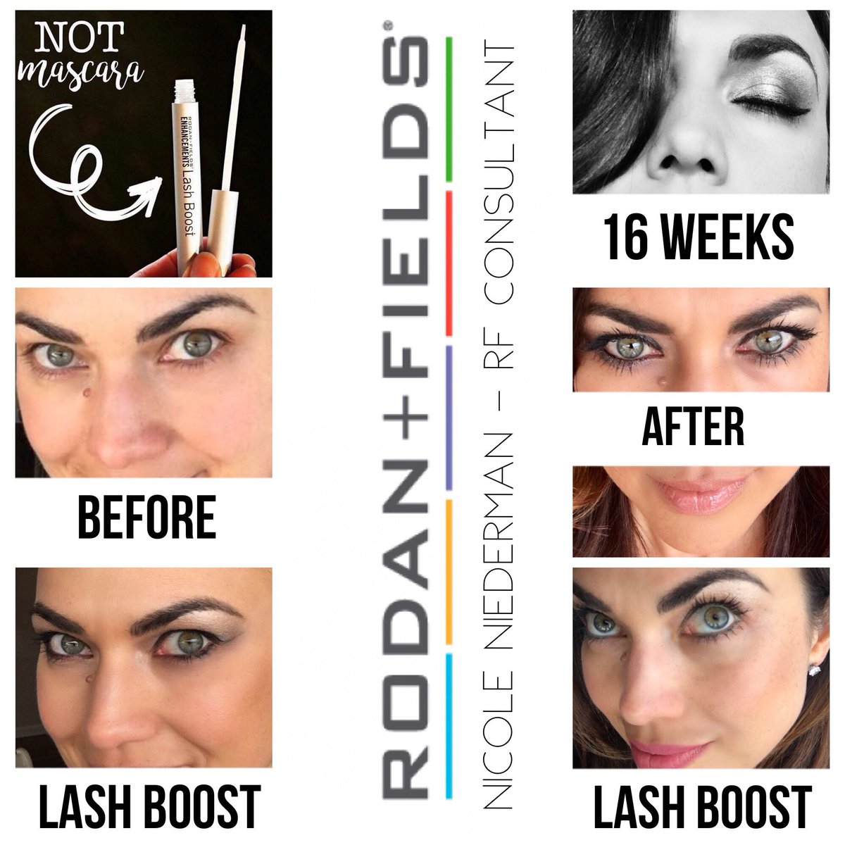 NiedermanNicole's tweet photo. One swipe at night for #longerlooking #thickerlooking #darkerlooking lashes.  All real...all yours!! https://t.co/0pbE1mSJah