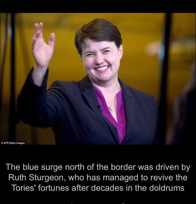 alfiegbeagle's tweet photo. @DailyMailUK does it again, can't wait to see what Ruth STURGEON has in store for Scotland #GE2107 @NicolaSturgeon 😂😂😂 https://t.co/g85MZkqzx3