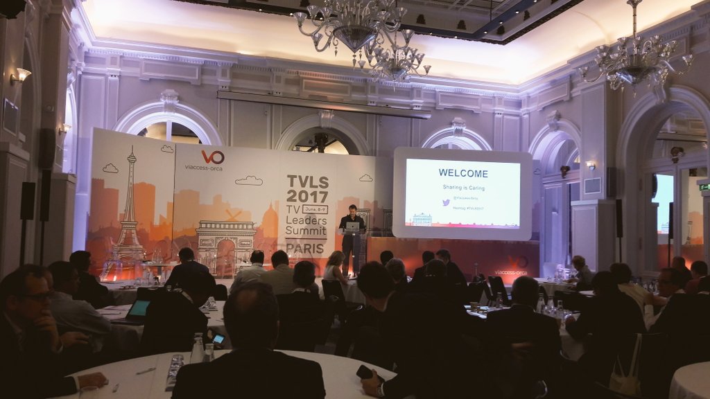 ViaccessOrca's tweet photo. #TVLS2017 Day 2 starting with @_brucetuchman sharing about OTT &amp; SVOD "the new wave of opportunity, niche SVOD. https://t.co/KGqvGZXSEg
