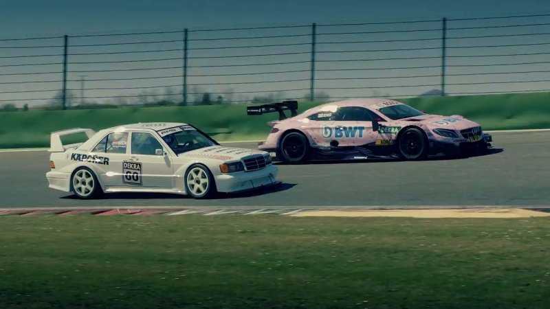 This old Mercedes-Benz 190E DTM racer shows a C63 AMG new tricks swft.so/ZXA21tdX #auto #automotive