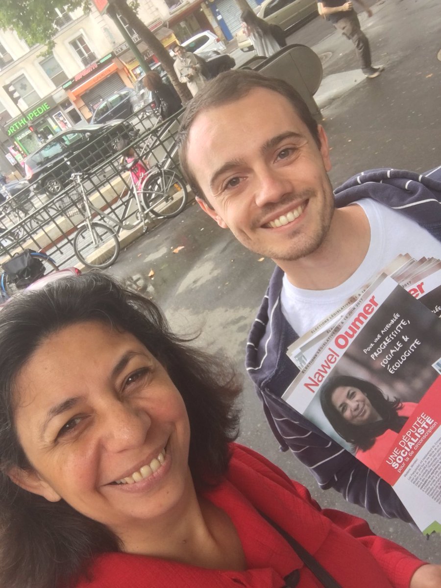 AvecNawel's tweet photo. Last call ! dimanche votez massivement @NawelOumer, citoyenne et élue engagée #AvecNawel #Circo7506 #legislative2017 #paris https://t.co/XpYGzK4Hsl