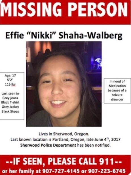 annalogously_me's tweet photo. This girl is missing and was last seen in #Portland on June 4th, right before #dotnetfringe. Has anyone seen her? #MissingPerson https://t.co/eA8rY3AsBG