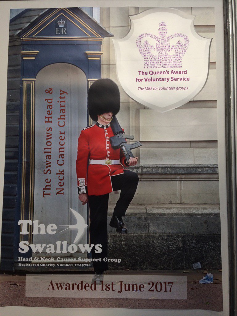 swallowsgroup's tweet photo. Swallows telling Spain about our Queens MBE Award #SEOR2017 #hncconf2017 https://t.co/lo8ib2mBkf