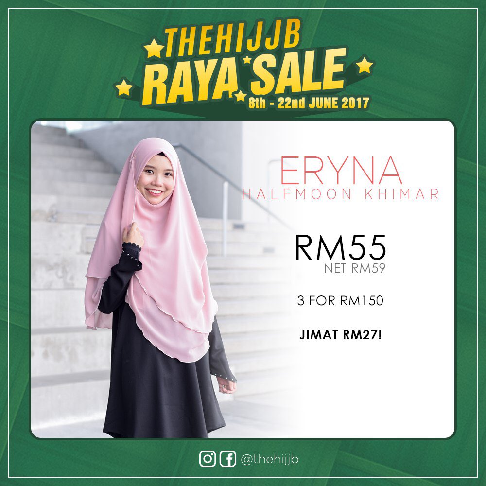 THEHIJJB's tweet photo. Khimar halfmoon best utk newbie!!

Boleh lilit sendiri, adjust kelabuhan ikut citarasa sendiri 🙈

#thehijjbraya https://t.co/eAjxX3zbaS