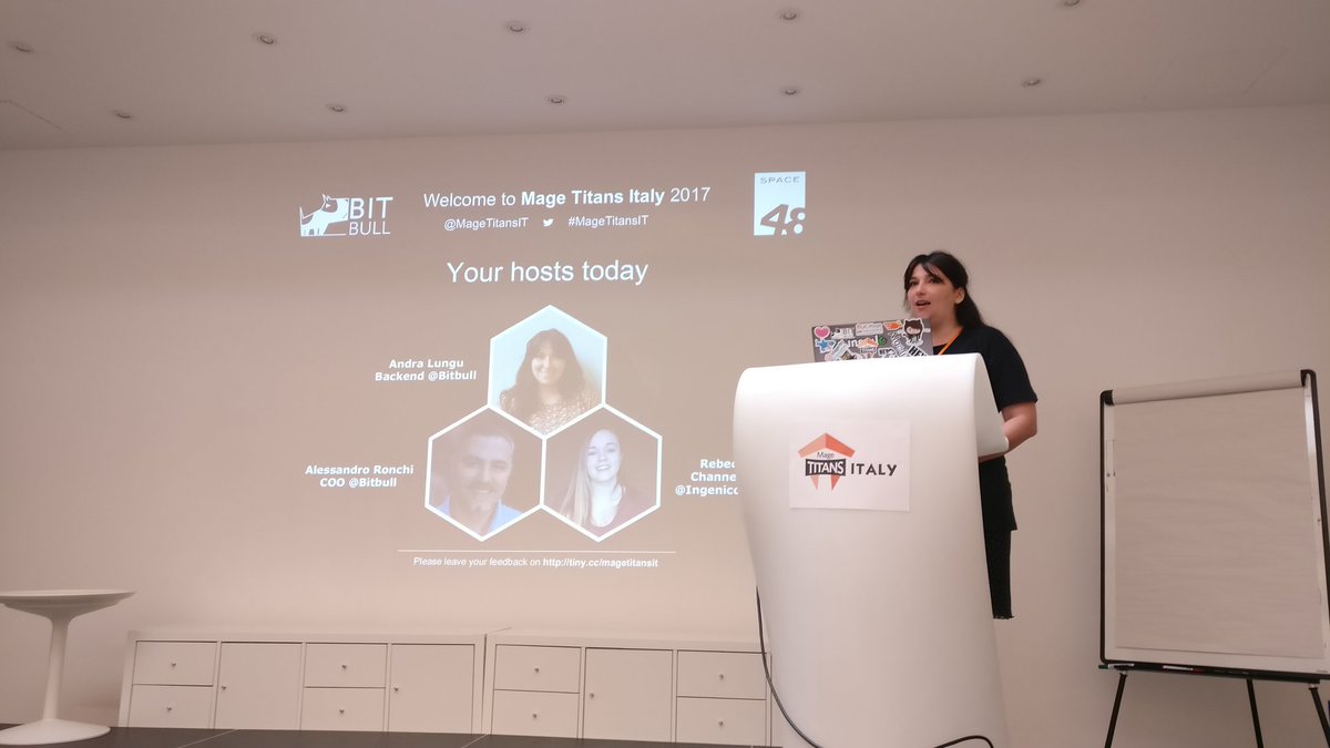 Kicking off #MageTitansIT with <a href="/iamspringerin/">andra lungu</a>! 🙌