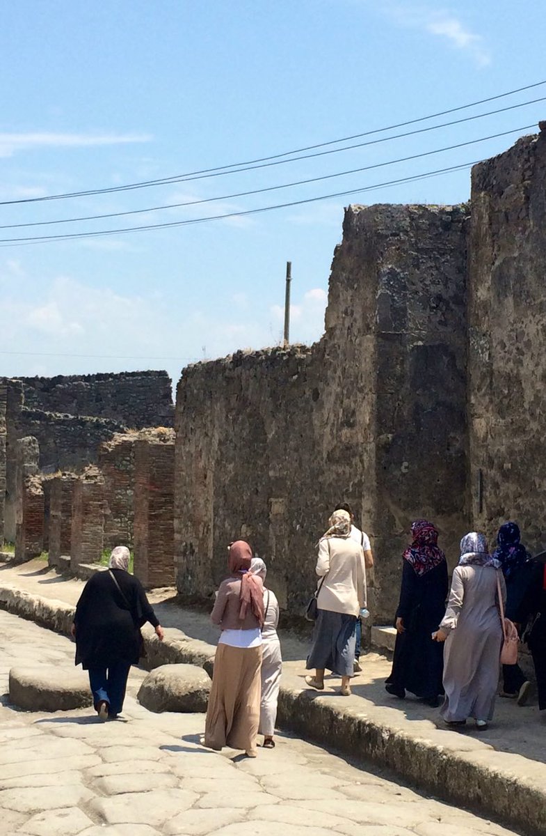 pompeii_sites's tweet photo. #DirectorInsight. I visitatori di Pompei. ph dir generale Massimo Osanna https://t.co/6B88LJSLCt