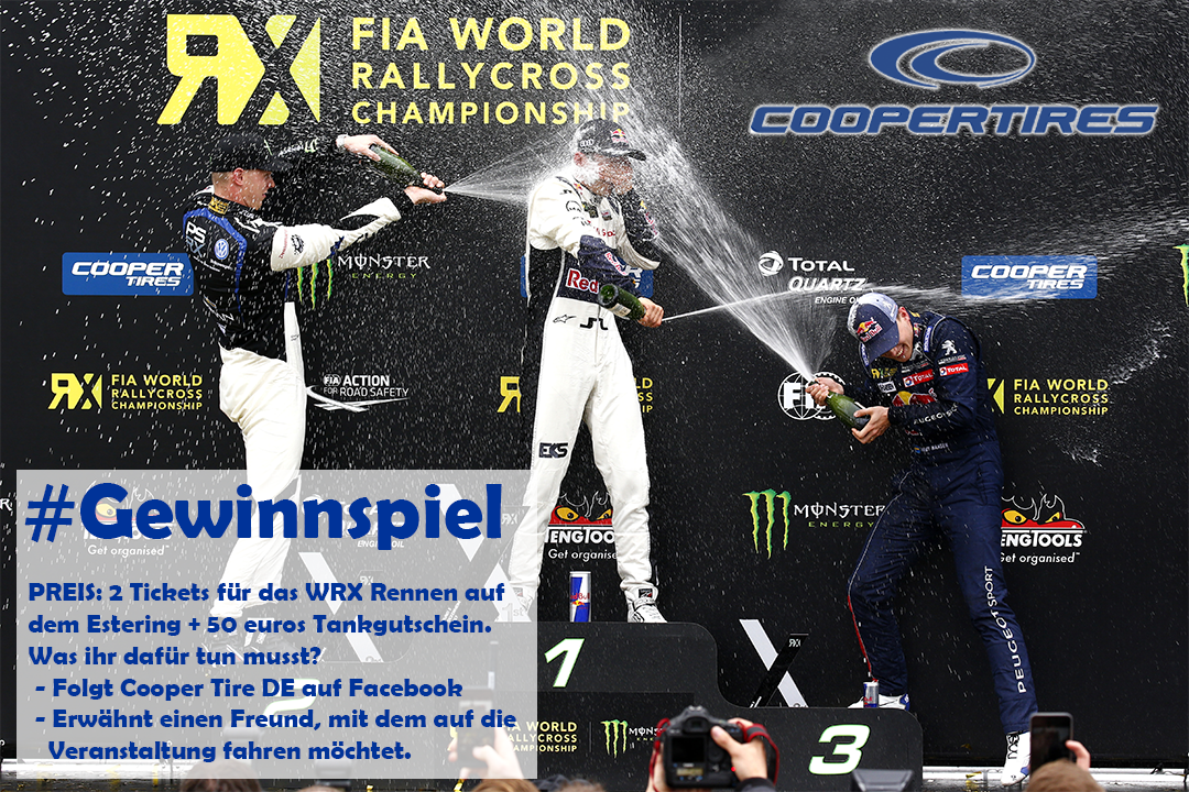 CooperTireDE's tweet photo. Jetzt ist es möglich, an unserem #Gewinnspiel auch auf #Facebook teilzunehmen! #Rallycross #Estering #WorldRX
👉 https://t.co/AMvIImEIqe https://t.co/9FQBMKPuYI