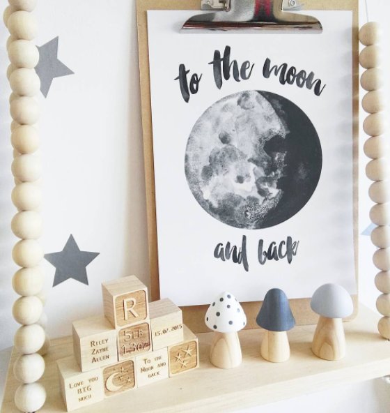 Thank you to Alicia Allen for this gorgeous photo of our Personalised Building Blocks!
