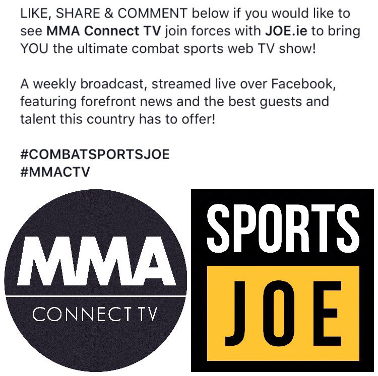 FightConnectTV's tweet photo. We think it's about time @SportsJOEdotie got a little bit tougher!! 

@MrNiallMcGarry @PaddyMcKenna @JOEdotie @Herdotie 

#COMBATSPORTSJOE https://t.co/OG6TN6tVcL