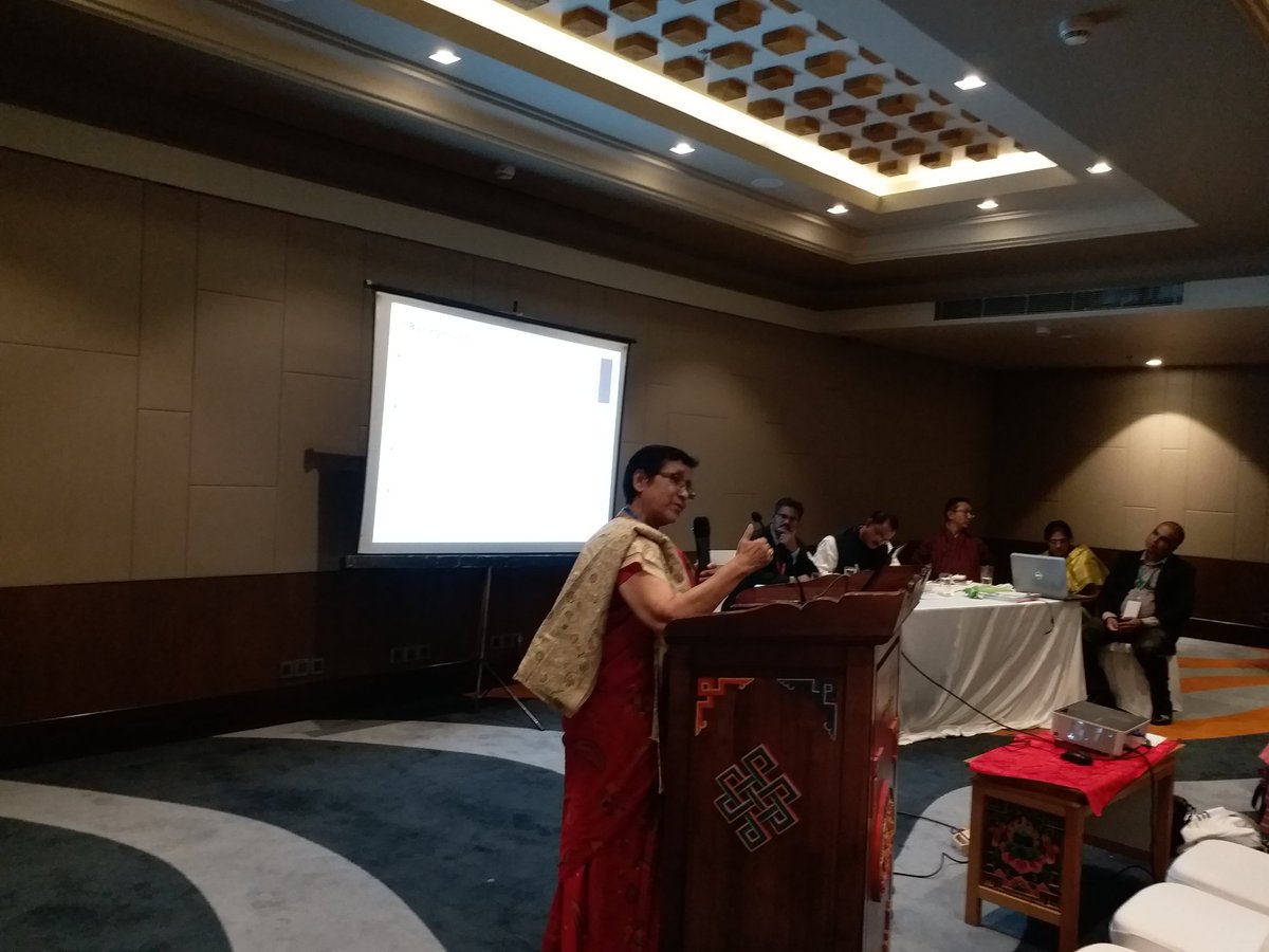 RajibNandi's tweet photo. Kanchan Lama, Nepal presenting her experiences on evaluating with gender & equity lens at the evaluation conclave @CoE_SouthAsia #evalcon https://t.co/NpIJ8kQHOg