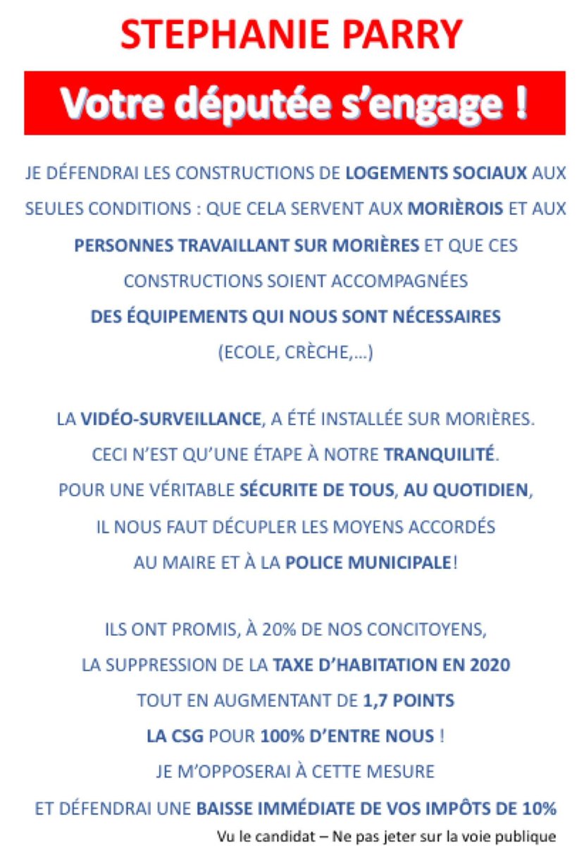 SParry2017's tweet photo. VOTRE DÉPUTÉE S'ENGAGE POUR : Les Morièrois. 

https://t.co/buKx6ax26H

 #législatives2017 #circo8401 #SParry2017 #Majoritépourlafrance https://t.co/n70v1X7ooM