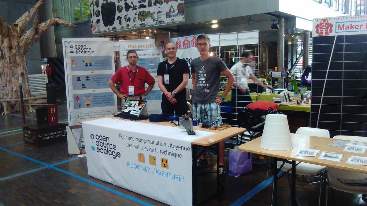 OSE Fr <a href="/MakerFaireParis/">Maker Faire Paris</a>, c'est parti ! #MFP17