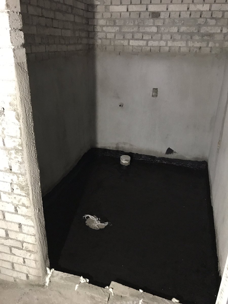 상원도서관 신축현장입니다. 화장실 바닥 방수 중입니다. 세밀하게 관리하여 누수없도록 하겠습니다. #성남시 #시설공사과