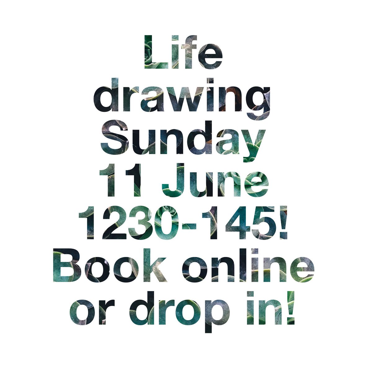 Edit: Oops we made an error!Life drawing is at 1230 this Sunday, not 130!! 😆
✏️🖊🗒✍🏽