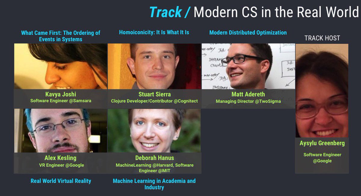 qconnewyork's tweet photo. The "Modern CS in the Real World" track hosted by @aysylu22 at #qconnyc is ready to go! https://t.co/iAvcrN5llM https://t.co/4HAqD49FjX