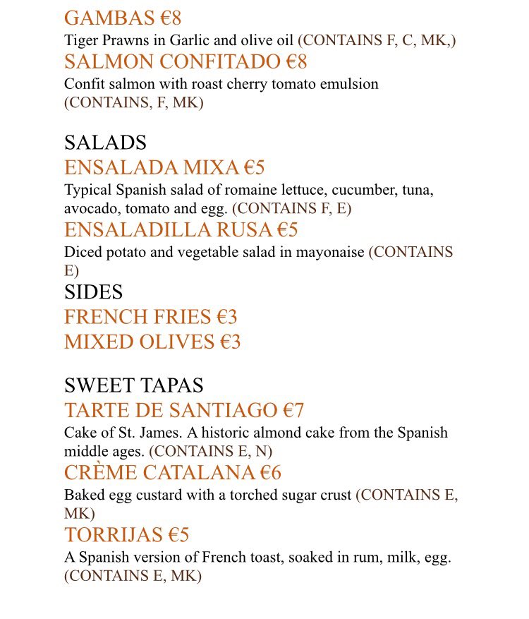 The weekends menu 👨🏻‍🍳