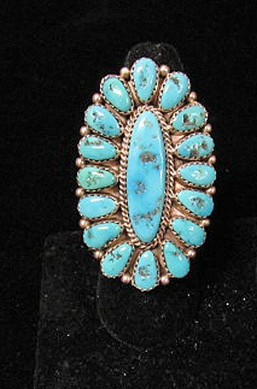 NativePawn's tweet image. #SterlingSilver #Turquoise Ring Inspired by #traditional #Zuni &amp;amp; #Navajo #Jewelry bit.ly/2s3jFEM #SouthWesternStyle #NativeAmerican