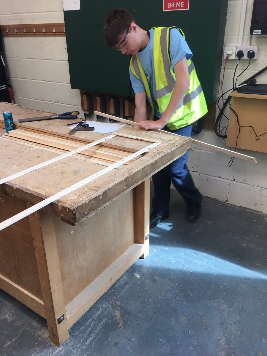 TCConstruction0's tweet photo. The Level 1 Carpentry 'design a bridge' competition is well under way, some good ideas coming out #PathwaystoConstruction https://t.co/Wk6oDq510U