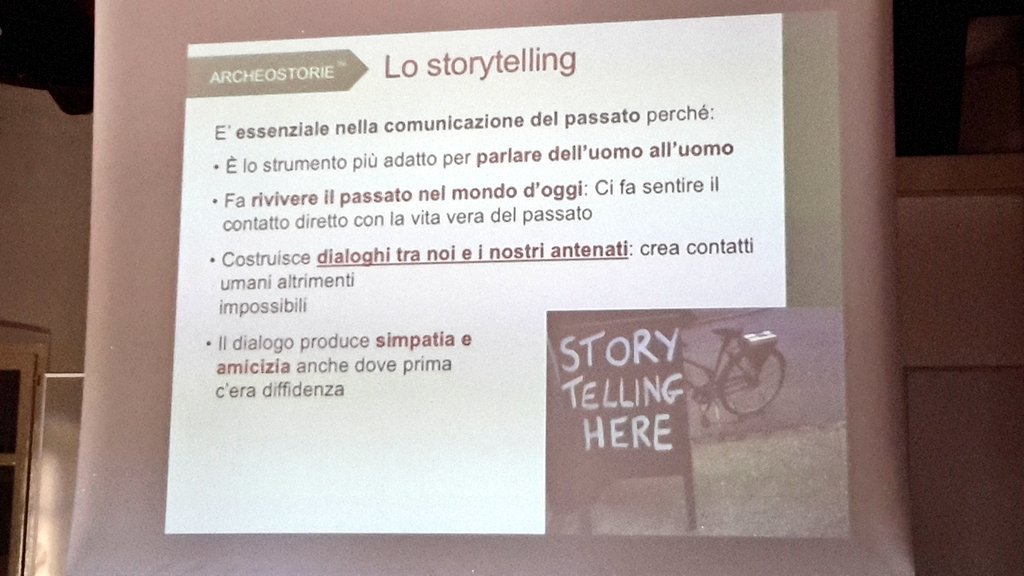 PatrimonioFVG's tweet photo. #storytelling è partire da una storia per aiutarci a riflettere sui nostri modi di vivere, passati e presenti. We ❤ Cinzia Del Maso #archest https://t.co/t5sujlifVd