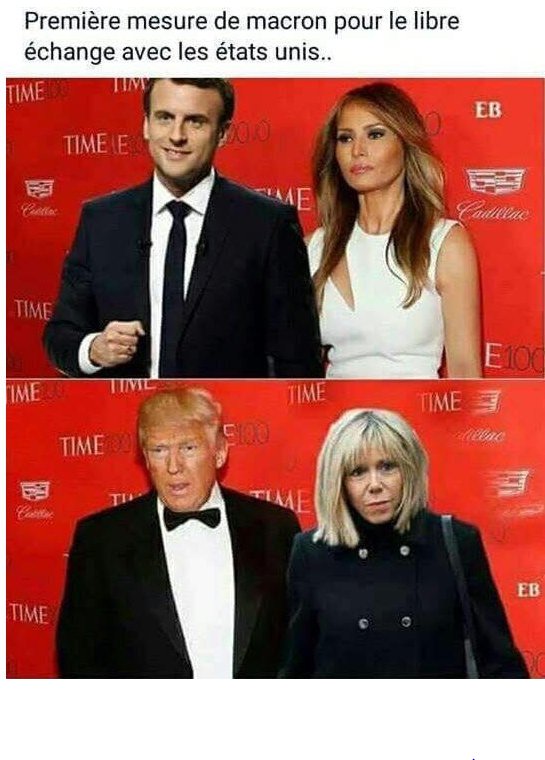 C_Panache's tweet image. On comprend mieux pourquoi #Macron est pour le libre échange avec les USA.