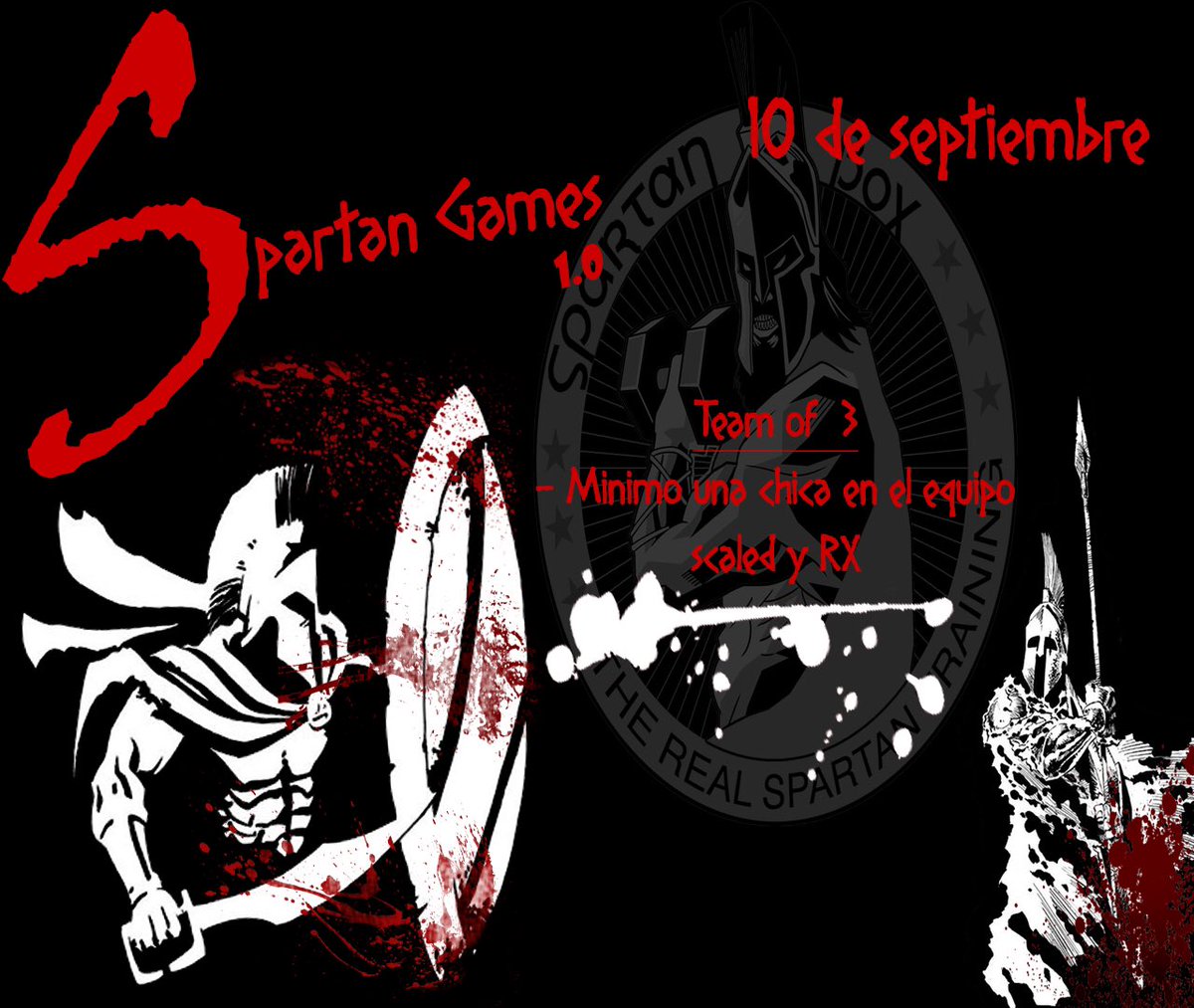 Spartanbox2015's tweet photo. Después de verano llegan los Primeros games por equipos en spartan box , no te los pierdas !!! https://t.co/66hj1qrS8N
