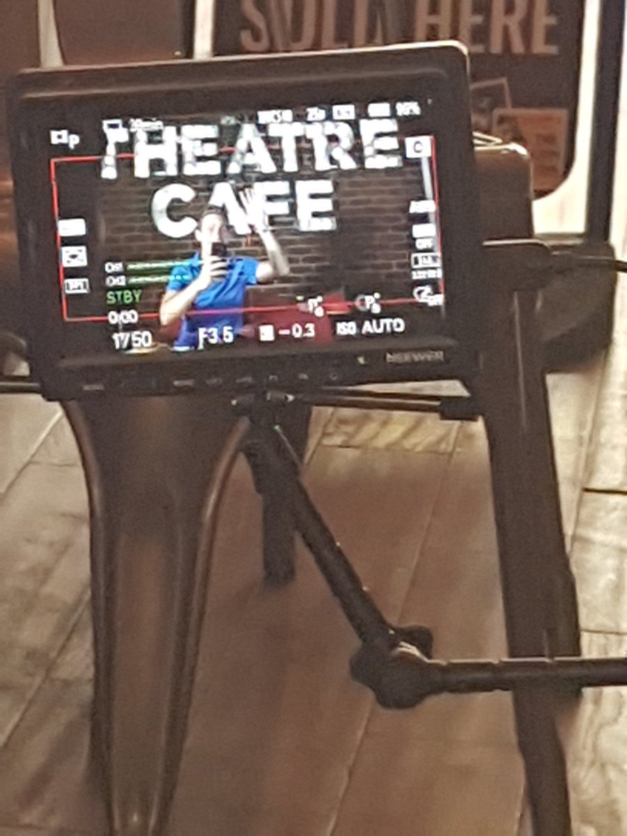 joe_sleight_'s tweet photo. An early morning start. Filming for @StageCastCrew #EarlyBreakfast #theatre #early #stagecast @deanjohnsonuk #interviews https://t.co/BCOPXgoysd