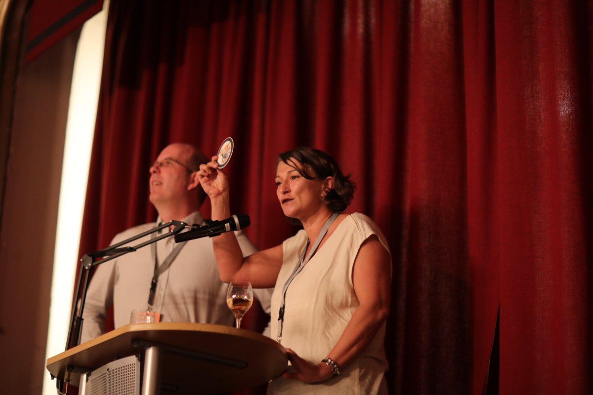 We hope you kept your personal souvenir from the banquet: The #WHC2017 #Worldhaptics beer coaster.