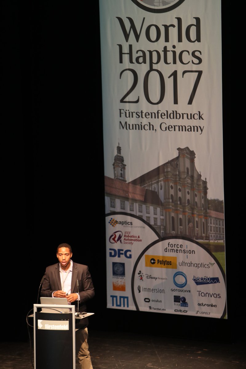 The fifth oral session #WHC2017 #Worldhaptics