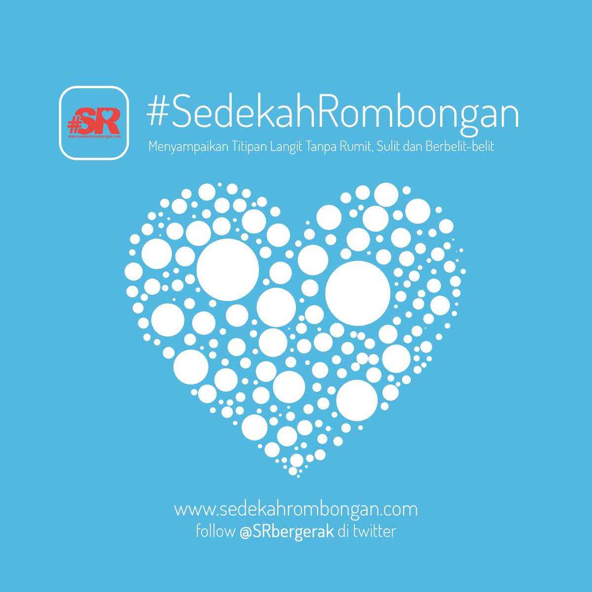 8. Hanya berbasis media sosial Twitter dan hanya digerakan oleh puluhan orang
#6TahunSR
#SedekahRombongan