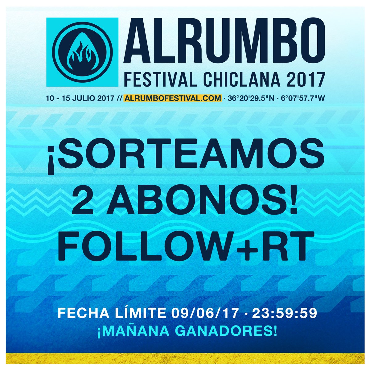 ¡¡CONFIRMACIONES!! ¡Y SORTEO DE ABONOS! #Alrumbo2017 #rumboaChiclana