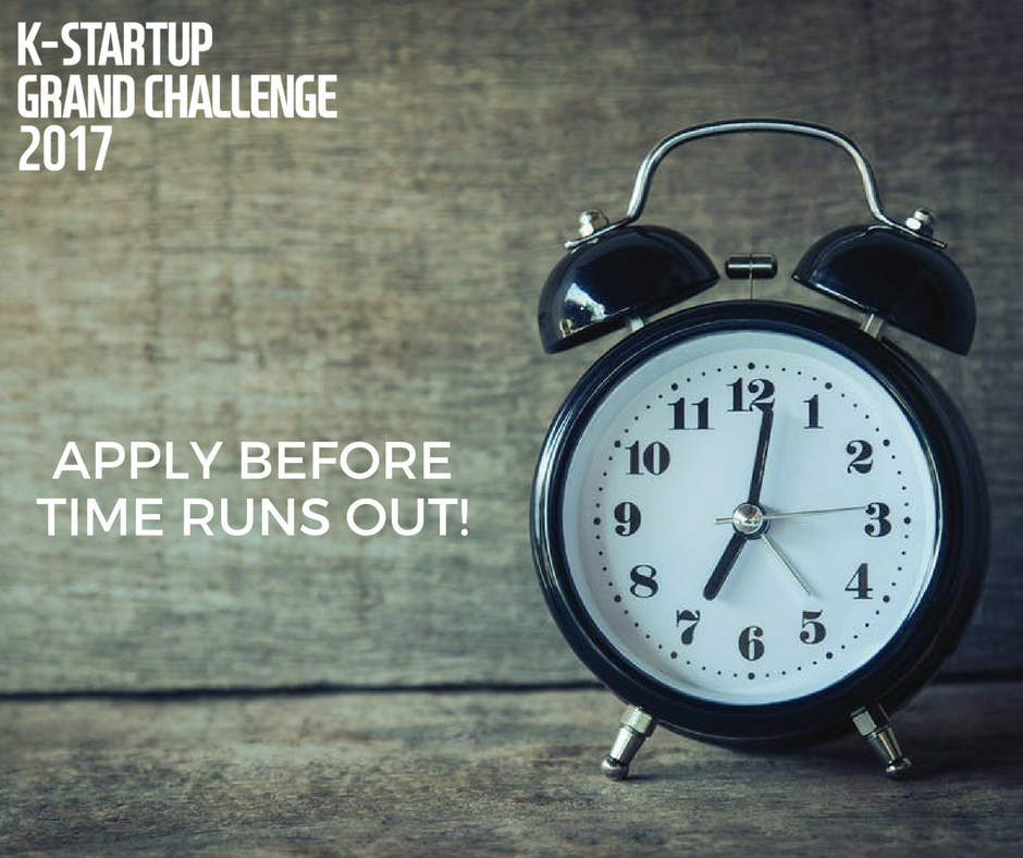 Wait no more! Apply for the #KStartupGrandChallenge and be one of the 50 selected teams invited to #SouthKorea. ow.ly/xSUn30crY2j