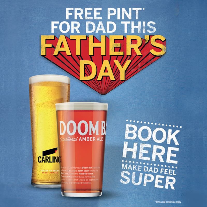Book now for Fathers Day before it's too late #Chorlton #Manchester