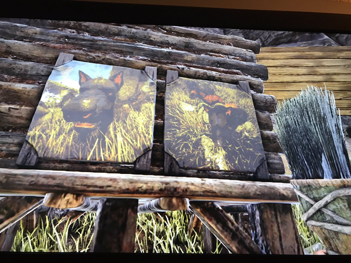 Jennifer Stuber Painted Some Pictures Of My Pooches On Ps4 Yes Canvases And Working Cameras Are Coming To Console In This Update