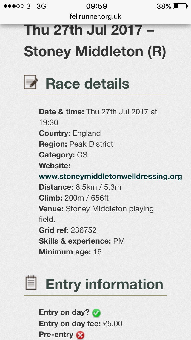 One for your diaries! #fellrunning  #fellrace #peakdistrict <a href="/peakdistrictfr/">PeakDistrictF.R.</a> <a href="/fellrunningguid/">fellrunningguide</a>