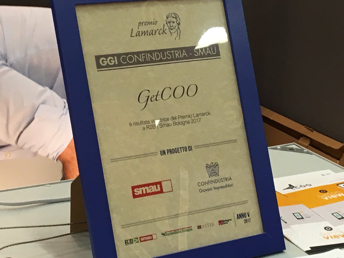 erstartup's tweet photo. Allo stand D11 la #startup #GetCoo vincitrice del #premio Lamark a #R2B2017 con il suo #algoritmo di #riconoscimento #fotografico #turismo https://t.co/N8PBwmYfJj