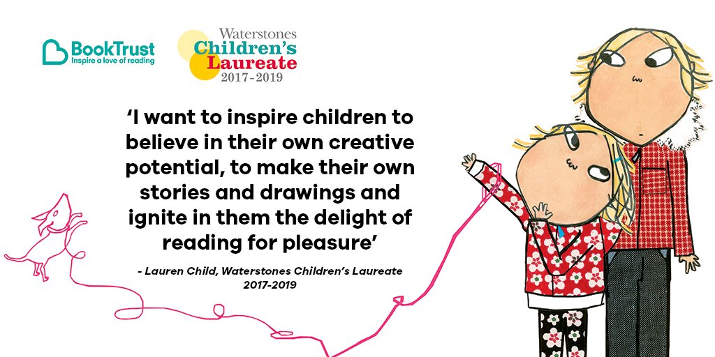 Here's what Lauren Child wants to do in her new role as #ChildrensLaureate... are you excited?