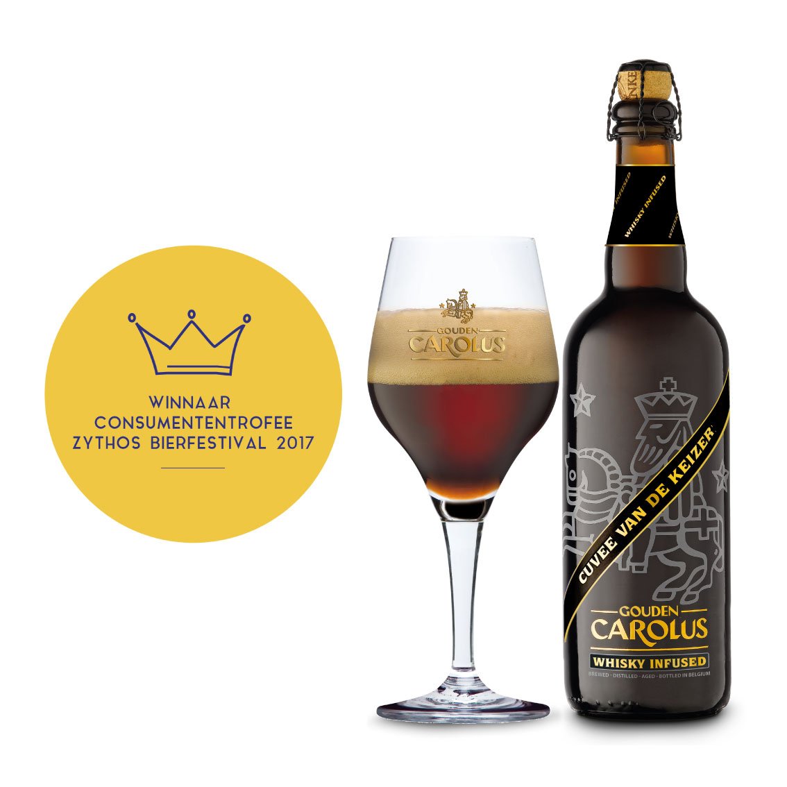 #GoudenCarolus Cuvée van de Keizer Whisky Infused verkozen tot beste bier @ZythosBe hetanker.be/nl/whisky-infu…