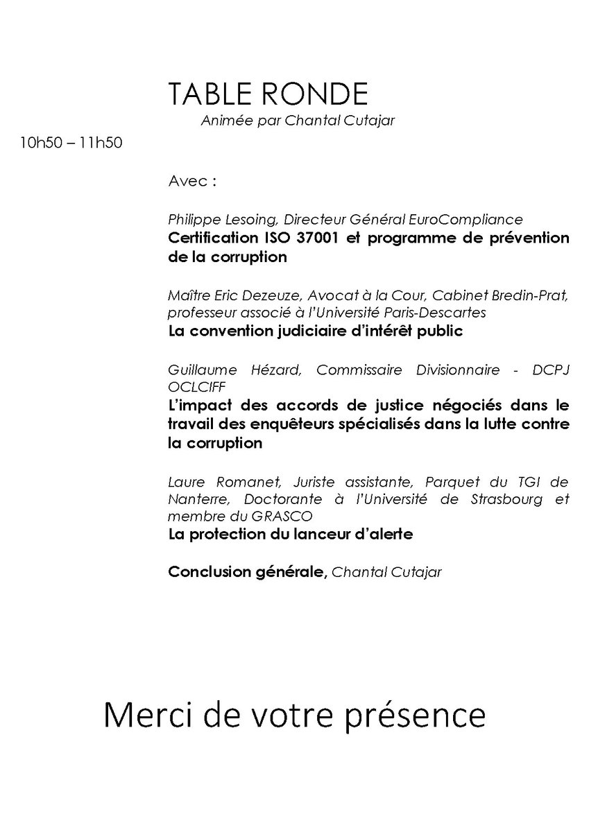 GRASCO_FR's tweet photo. Colloque:Les entreprises et la @lutte contre la @corruption après la loi @Sapin 2
Le vendredi 23 juin 2017 @unistra 
https://t.co/SqHLHUfRPF https://t.co/X4FE3kKqaq
