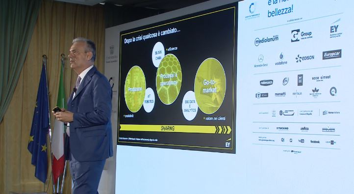 EY_Italy's tweet photo. Oggi il #consumatore sta facendo il grande cambiamento, è informato e cerca un'esperienza @DonatoIacovone #Rapallo2017 #customerexperience https://t.co/pFNt3uq8IG