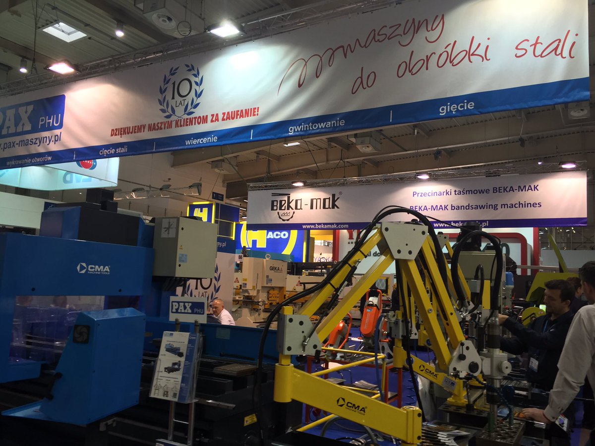 IcexPolonia's tweet photo. Gran presencia española en la feria #machtool @DANOBAT @BruyRubio @Azolgas_82 @GekaGroup @JOSVAL_AIRCOMPR #diper #juaristi #cma #ibarmia https://t.co/6KahIKCXqR