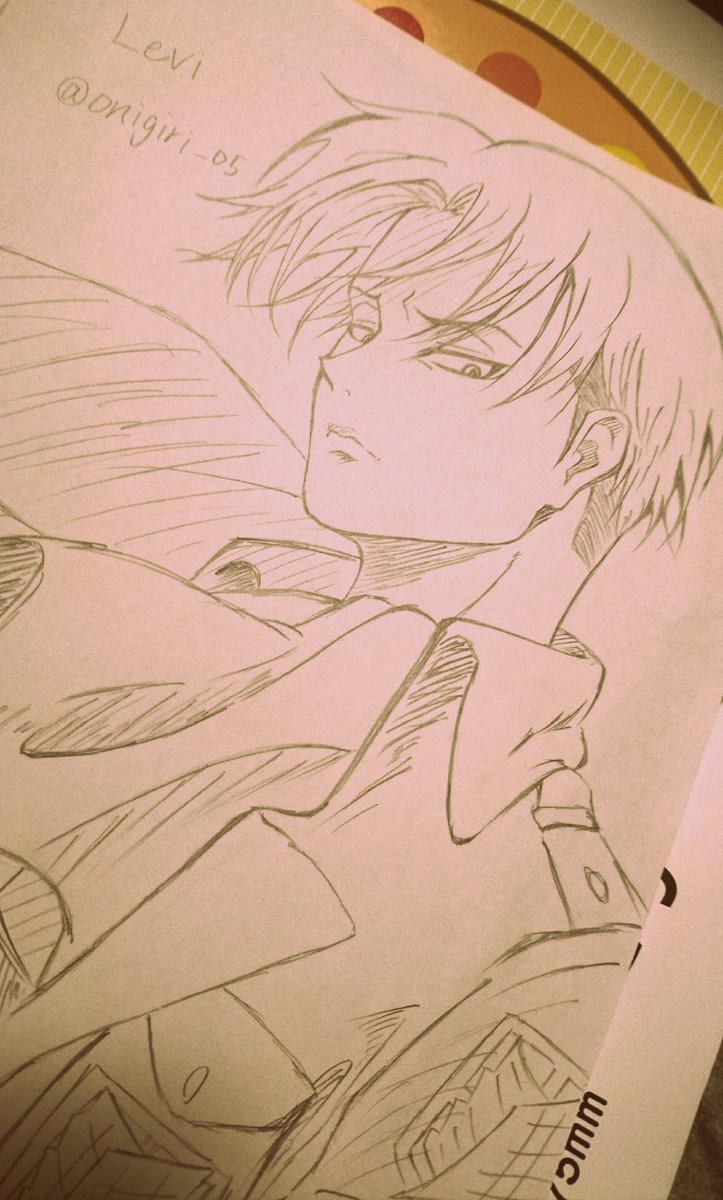 onigiri_05's tweet photo. シャーペンでリヴァイ描いてみた。

#進撃の巨人 #リヴァイ #進撃レイヤーさんと繋がりたい #進撃の巨人クラスタさんと繋がりたい https://t.co/9UXJckCgRa