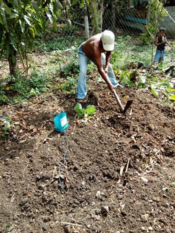 Stiamo preparando la terra degli orti familiari in comunità  Saluti a tutti voi dalle trincee contro la fame amka.org/?page_id=14128
