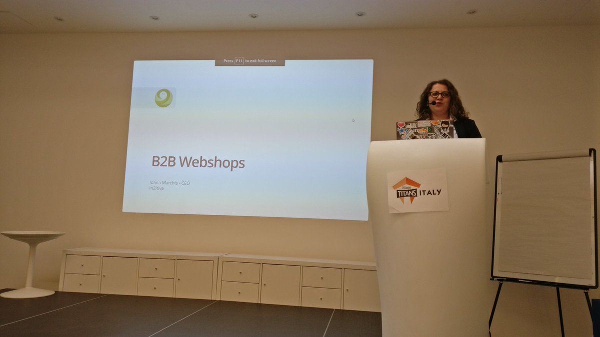 Ready for <a href="/imarchis/">Ioana Marchis</a>' talk on B2B at #MageTitansIT! 🙌
