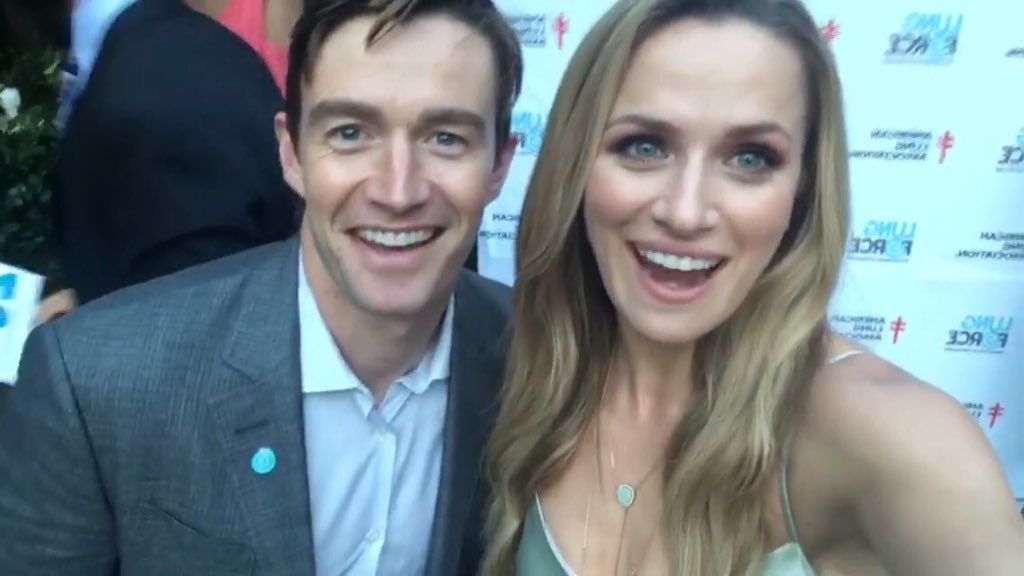 MarineMrn5's tweet photo. Rob came to support Shantel during the Glam Gala ❤️ They are the best! #Robtel https://t.co/AKs9vE4NID