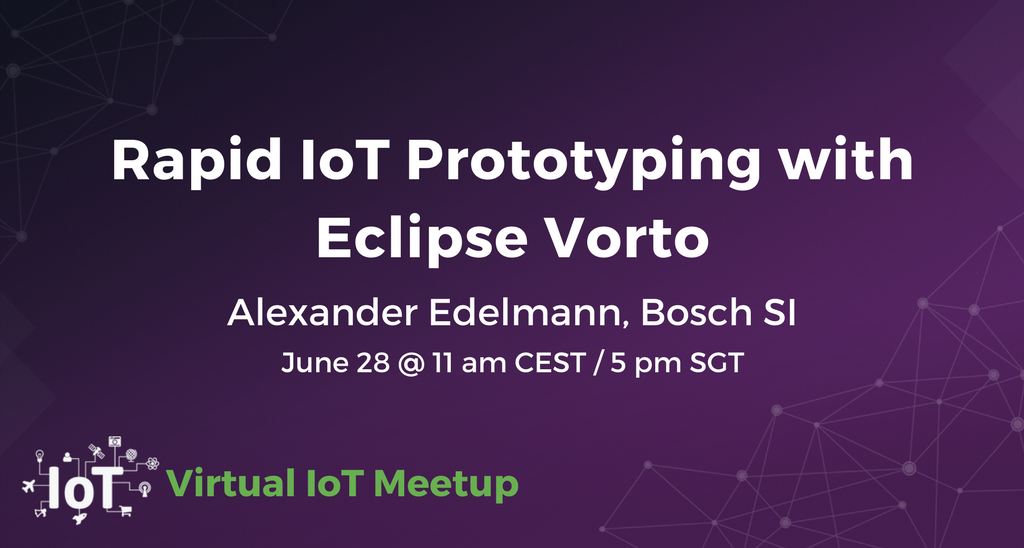 EclipseIoT's tweet photo. #VirtualIoT on June 28
- Speaker: @alex07_80
- Topic: @VortoIoT
📝 RSVP: https://t.co/R0N8D6e6VL https://t.co/h26pDiH1Eg