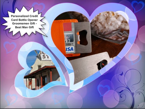 Groomsmen Gift - BestMan Gift - Father's Day Gift 
Personalized Credit Card Bottle Opener etsy.com/listing/203481…