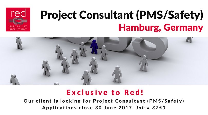 RedIsRecruiting's tweet image. #RedisRecruiting for Project Consultant (PMS/Safety), Job Ref # 3753.
Please click on the link to apply online - lnkd.in/ejFP_5d
