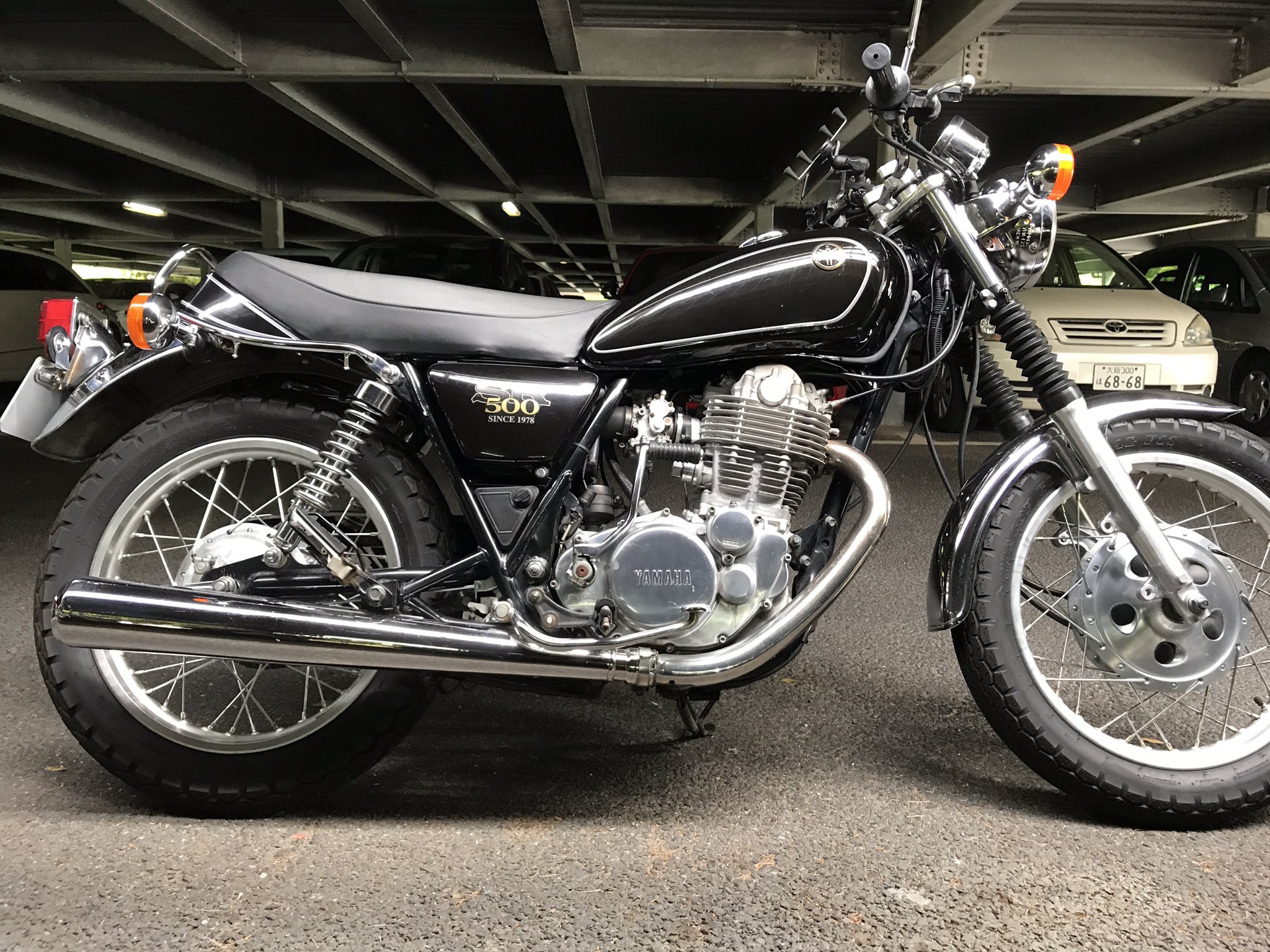 新品　SR400 SR500 シムズクラフトトラディショナルメガホンマフラー 楽天市場】Sym'z Craft シムズクラフト トラディショナル