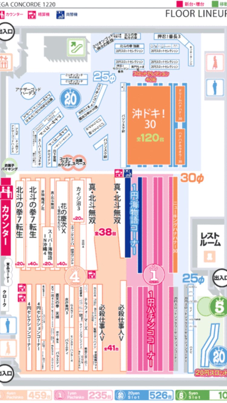 パチンコ必勝マップ フロアマップ公開中】メトログラッチェ十三店 | 大阪市淀川区 十
