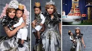 \Happy birthday to the mother of my KING\ - Churchill celebrates Tonto Dikeh
 